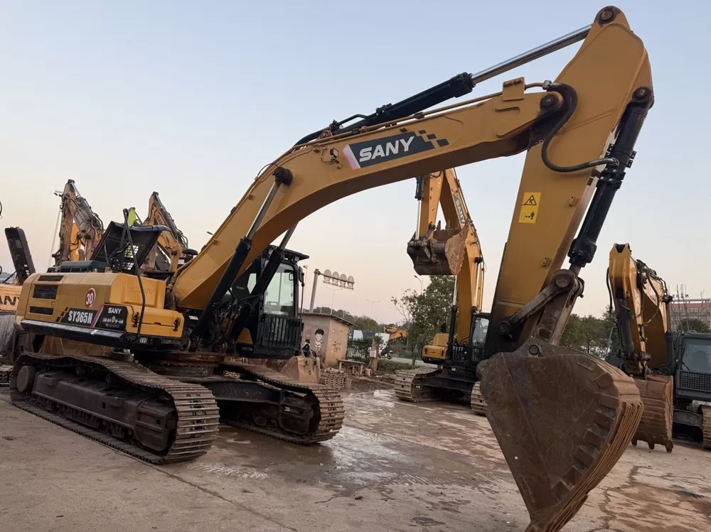 Excavadora usada Sany SY365H de segunda mano apta para maquinaria de construcción y minería